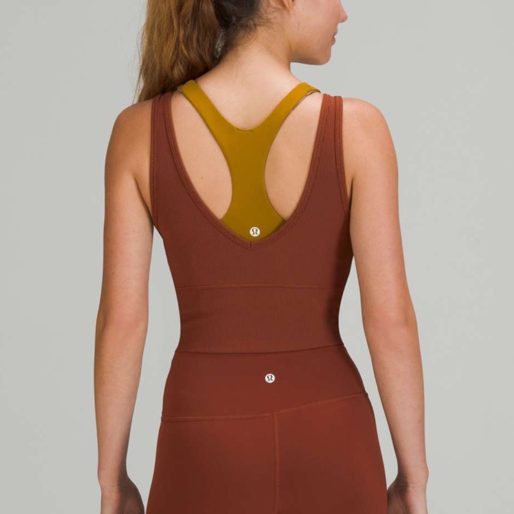 Lululemon | Power Pivot Tank *Rib | Date Brown